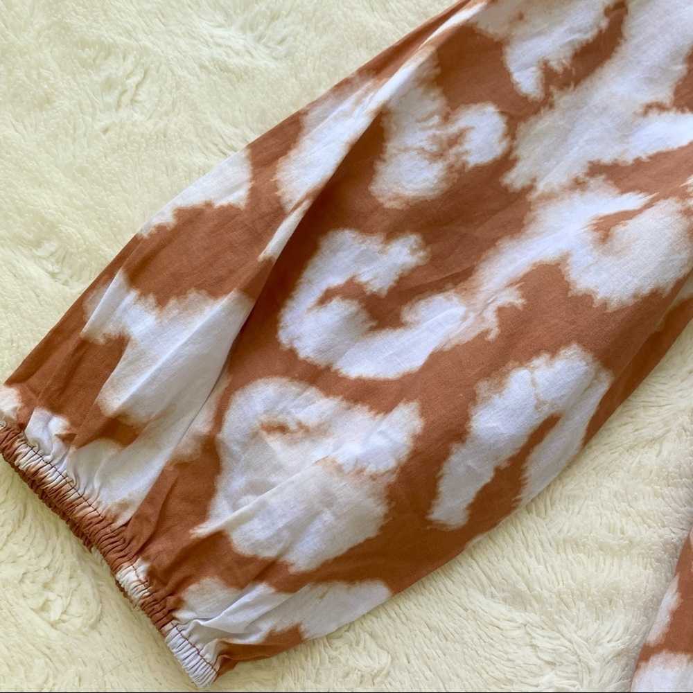 Elizabeth & James casual day glow tie dye dress off shoulder XS - Picture 5 of 8